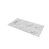 Carrara Sand 72x36 in Solid Stone Shower Pan