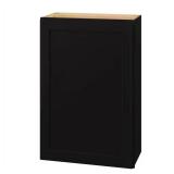 Avondale 24W Wall Cabinet, Raven Black