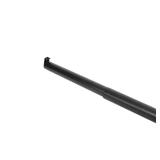 30-48 in. W Matte Black Adjustable Closet Rod