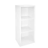 White Wood Look 3-Cube Storage Organizer