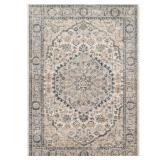Teagan Natural/Lt. Grey Rug 9x13 Traditional