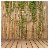 Natural Jumbo Reed Bamboo Fencing 6 ft x 16 ft
