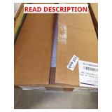30" wooden white shelf