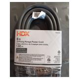 9 ft 12/3 20A 250V AC Extension Cord, Grey
