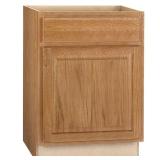 Hampton 24x24 Base Cabinet, Oak
