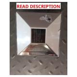 4x4 white solar post cap light