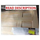 6 panel pine door 24"x80"