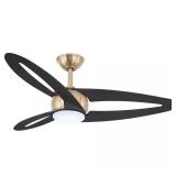 Torte 46 in. Brass Ceiling Fan with LED, unopened