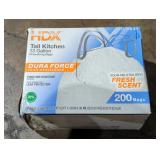 HDX 13 Gal Drawstring Trash Bags