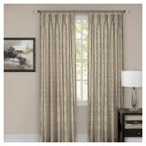 (5) Achim 84-in Camel Geometric Curtain Panel