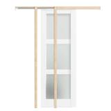 GLASS ONLY FOR 28x80 3 Lite Glass Pocket Door Fra