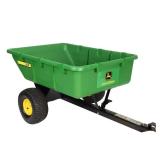 650 lb 10 cu ft Tow-Behind Poly Utility Cart