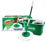 Libman Tornado Spin Mop with Microfiber Head