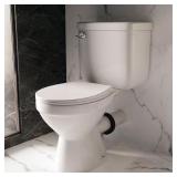 Compact 16.5" Rear Discharge Toilet, 1.6 GPF