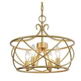Mid-Century Dining Room Chandelier 4-Light