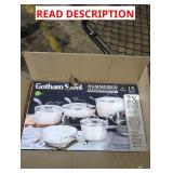 Gotham Steel Hammered 15 PC - Cream