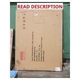 Gold framed tempered mirror 48x36