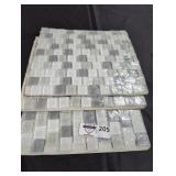 Abolos Glass Mosaic Tile 5/8" x 5/8" Blue