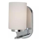 (2 Boxes) Oslo 4.75-in 1-Light Chrome Wall Sconce