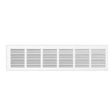 30 in. x 6 in. Steel Return Air Grille, White