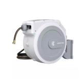 Garden Retractable Hose Reel, 1/2", 130 ft.
