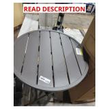 Foldable round table