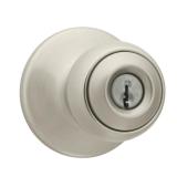 Kwikset Polo Satin Nickel Door Knob 1-3/4"