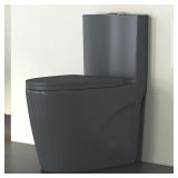 Reno 1-Piece Dual Flush ADA Toilet (Charcoal)