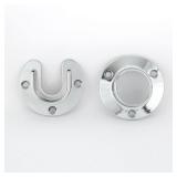 1-5/16 in. Chrome Closet Pole Socket (2-Pack)
