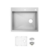 Zero Radius 27" Drop-In Stainless Sink