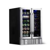 Wine & Beverage Cooler: 18-Bottle/58-Can