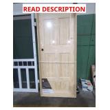 Jeld Wen Unfinished Door 81.5" x 33-1/4"