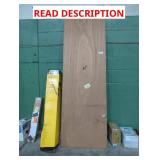 24" x 80" Flush Hardwood Slab (Has Damage)