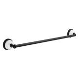 Savannah 24 in. Wall Towel Bar - Matte/Chrome