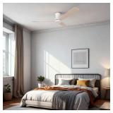 Hampton Bay Rayburn 52-in Indoor White Fan