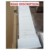 78-1/4" x 17-3/4" White Door Panels