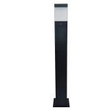 Line Voltage Black 1200 Lumens LED Bollard, 2 pk