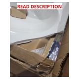 White Bathroom Vanity 34x18x16.5" Top Damaged