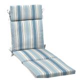 Outdoor Chaise Lounge Cushion, French Blue