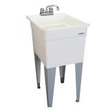 Utilatub 24x18 PP Laundry Tub White