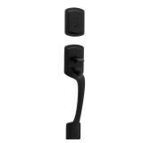 Kwikset Prague Matte Black Handleset