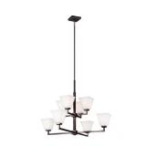Ellis Harper 8-Light Brushed Bronze Chandelier