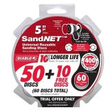 Diablo SandNet 5' Sanding Disc 400 Grit 50 pk
