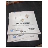 (4) Peel & Stick Wall Tile