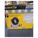 3' led black round gumball canless down nlight