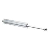 14 in. W Sliding Silver Closet Valet Rod