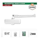 Heavy-Duty White Residential Door Closer