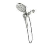 8-Function 7in Showerhead + Handshower, Nickel
