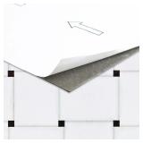 Achim Retro Woven Marble Vinyl Floor Tiles Set