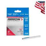 Arrow T50 3/8 x 5/16 in. 18 Ga. Staples 1250 pk